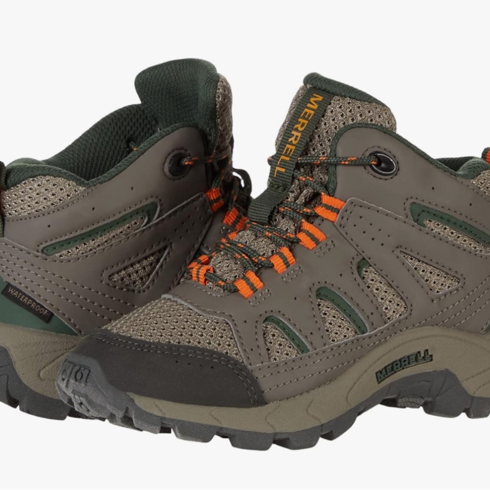 Merrell Kid's Oakcreek Mid Lace Waterproof Hiking Boot